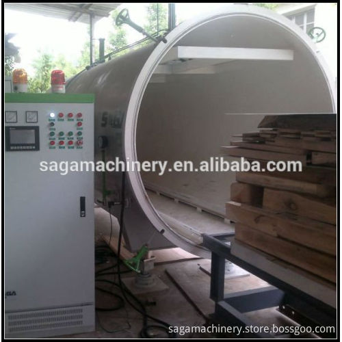 Saga new type HF wood dryer oven under vacuum condition